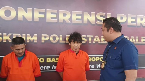 Satreskrim Polrestabes Palembang Bekuk Pencuri Emas Logam Mulia