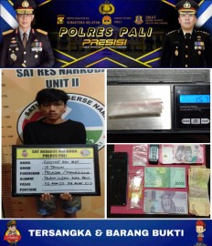 Terduga Pelaku Narkoba RMD Ngaku BB Asal Dari Talang Ubi