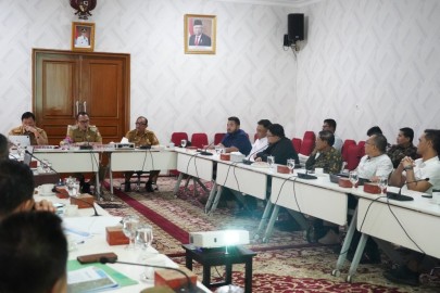 Pj Bupati Banyuasin Ajak Prusahaan Ikut Partisipasi Normalisasi Sungai Boom Berlian