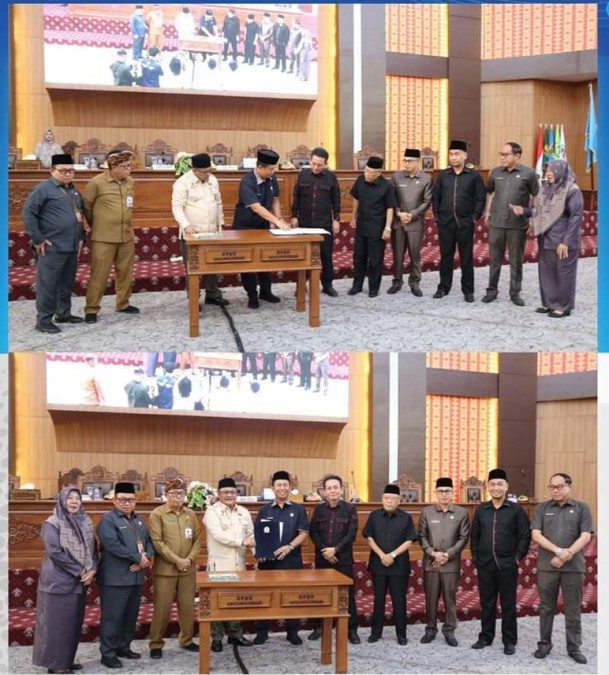 Paripurna, Eksekutif dan Legislatif TetapkanProgram Pembentukan Peraturan Daerah (Propemperda) Kota Lubuklinggau 2024