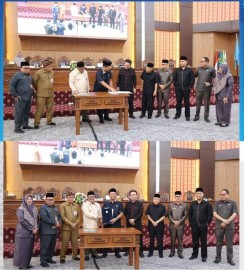 Paripurna, Eksekutif dan Legislatif TetapkanProgram Pembentukan Peraturan Daerah (Propemperda) Kota Lubuklinggau 2024