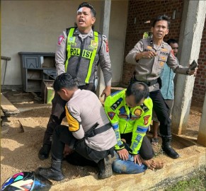 Aksi Heroik Petugas Pos Pelayanan Operasi Ketupat Musi 2024 di Muratara, Kejar dan Ringkus Pelaku Curat
