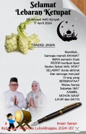 Halal Bihalal di Rumah Imam Senen Penuh Keakrban
