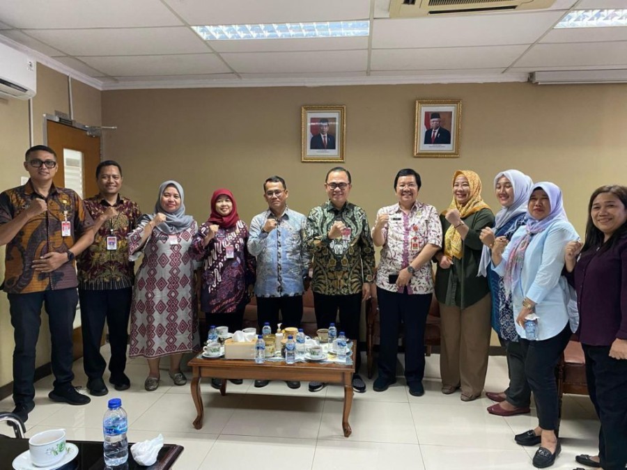 Persiapan Rakorda Dukcapil, Pj Bupati Banyuasin Koordinasi Dengan Dirjen Dukcapil Kemendagri