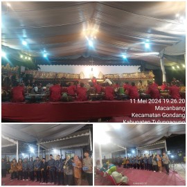 Meriahkan Bersih Desa, Pemdes Macanbang Gelar Wayang Kulit Semalam Suntuk