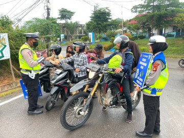 Satlantas Polres Pali Gelar Kampanye Keselamatan