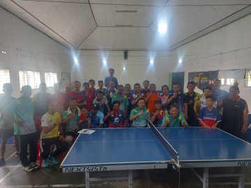 Sengit, Pertandingan “Persahabatan” Atlet PTMSI Rejang Lebong Vs PTMSI Lubuklinggau