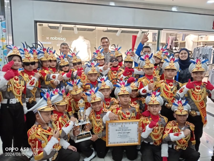 Alhamdulillah, Polisi Cilik Polres Lubuklinggau Raih Juara Tingkat Polda Sumsel