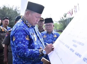 ASN Pemkab Mura Tandatangani Pakta Integritas Netralitas Pilkada Serentak 2024
