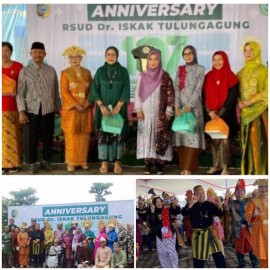 Peringati HUT ke- 107, Ratusan Karyawan RSUD dr. Iskak Gelar Apel Pagi Dengan Pakaian Adat