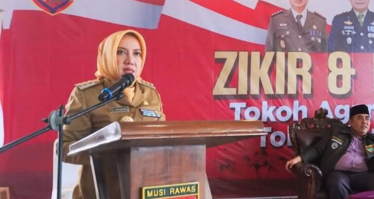 BUPATI MUSI RAWAS HJ. RATNA MACHMUD GELAR DZIKIR DAN DO”A BERSAMA TOKO AGAMA TOKO MASYARAKAT ,TOKO PEMUDA DAN ALIM ULAMA