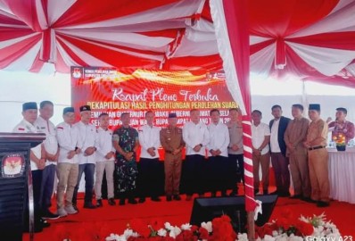 KPU Empat Lawang Gelar Pleno Terbuka Rekapitulasi Pilkada Serentak 2024