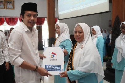 Hadiri Pelantikan Pengurus Cabang HIMPAUDI, Wabup Syah Minta Guru PAUD Maksimalkan Tekhnologi