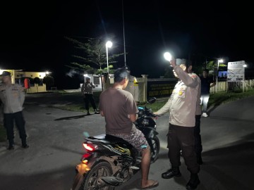 Polsek Penukal Utara Gelar Razia Terpadu