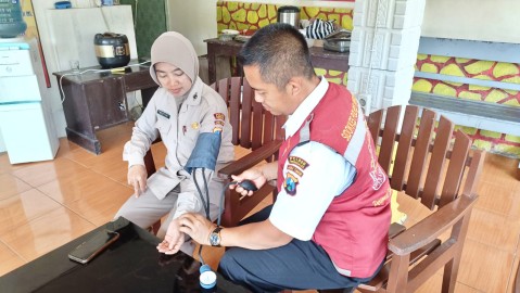 Rikkesling ke Mapolsek Jajaran, Sidokkes Polres Trenggalek Pastikan Anggota Sehat dan Prima