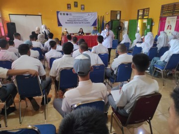 Mewujudkan Generasi Muda Berakhlak, Sehat dan Berkarakter, SKK Migas – Medco E&P Gelar Sosialisasi di SMA Negeri 1 Gunung Megang