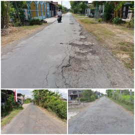 Jalan Desa Waung Rusak Parah, Kades : Warga Berharap Segera Diperbaiki