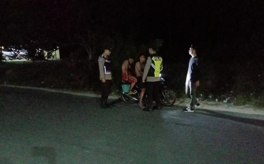 Polsek Penukal Utara Gelar Razia Terpadu,Cegah Pekat dan 3C