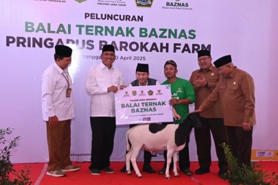 BAZNAS RI Launcing Balai Ternak untuk Berdayakan Masyarakat Miskin di Pringapus, Dongko, Ini Tanggapan Bupati Trenggalek