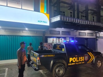 Patroli Polsek Talang Ubi Pada Malam Hari Disambut Positif Masyarakat
