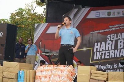 May Day, Mas Ipin Ajak Buruh Doakan Pengusaha Sukses