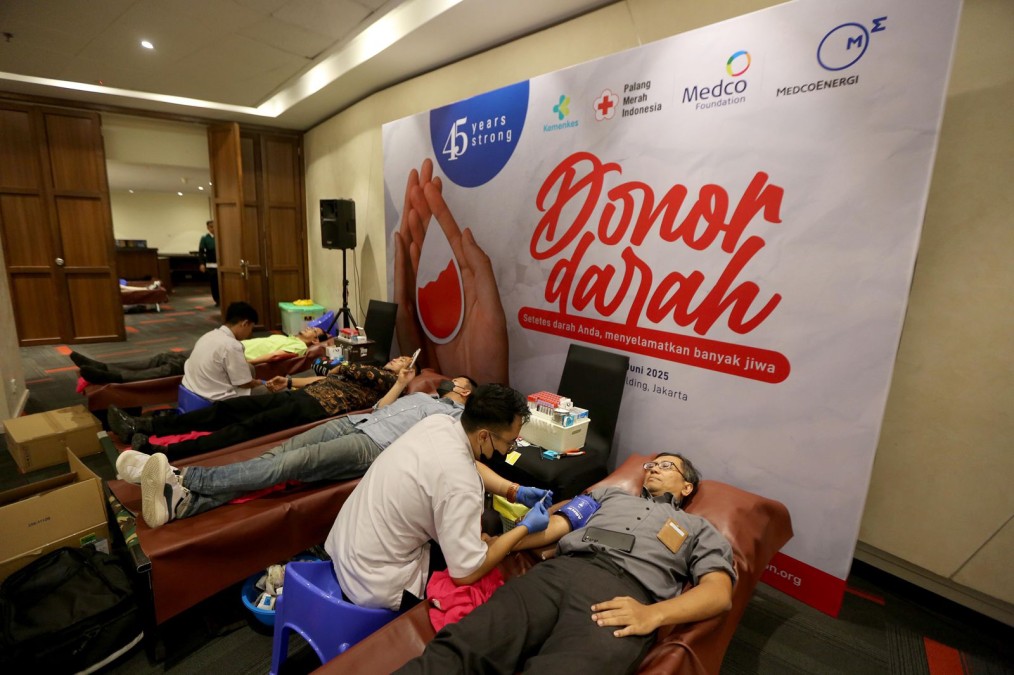 Pekerja MedcoEnergi Donorkan 1.000 Kantong Darah di Seluruh Indonesia