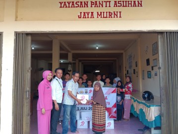 SATUAN INTELKAM POLRES PALI GELAR BAKTI SOSIAL DI PANTI ASUHAN JAYA MURNI — REPRESENTASI POLRI YANG HUMANIS DI HUT BHAYANGKARA KE-79