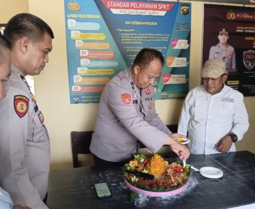 Polsek Babat Supat Rayakan HPN ke-80 dan HUT SMSI ke 9 Muba, Perkuat Sinergi dengan Insan Pers